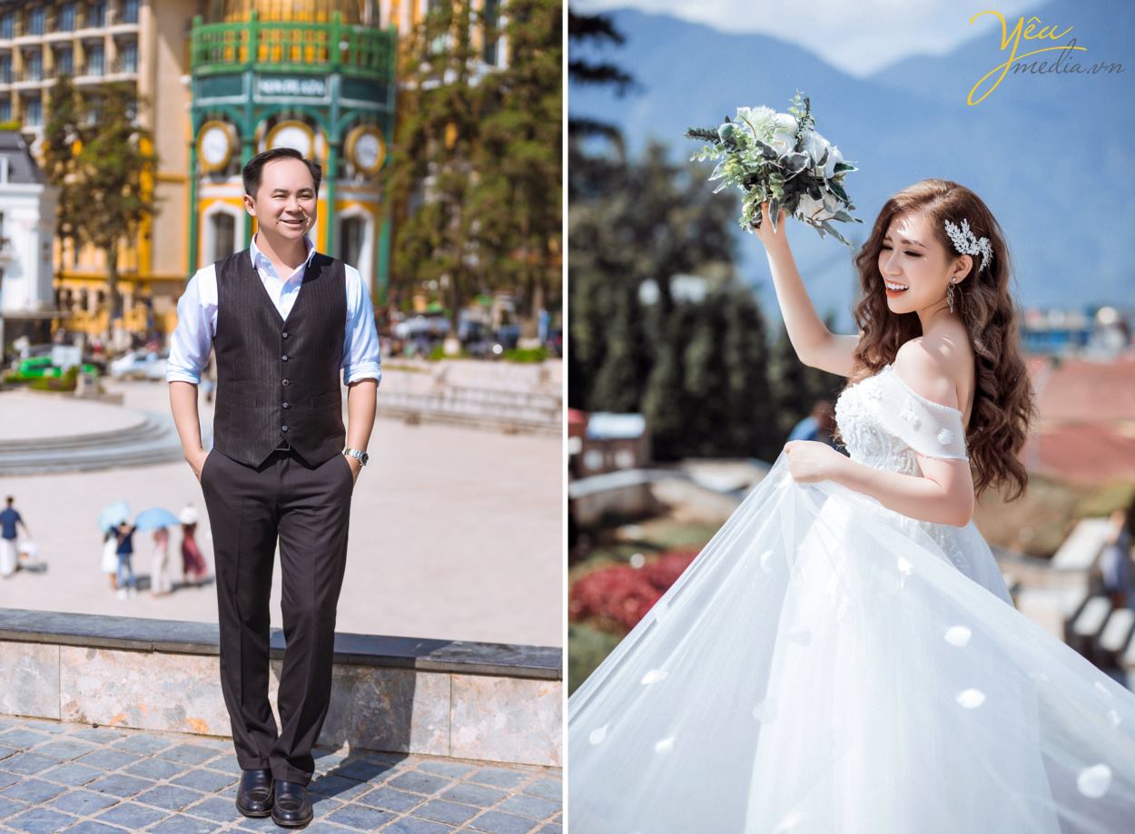 Tới chụp ảnh cưới đẹp ở SaPa bạn không thể bỏ qua Chụp ảnh cưới ở thung lũng Mường Hoa, Bản Tả Văn khi mùa nước đổ hay mùa lúa chín. Những bông múa vàng ươm, cả một vùng trời màu vàng của bông lúa báo hiệu một mùa màng bội thu và no đủ. Ý nghĩa hay, khung cảnh đẹp là những gì cần cho một bức ảnh cưới đẹp.