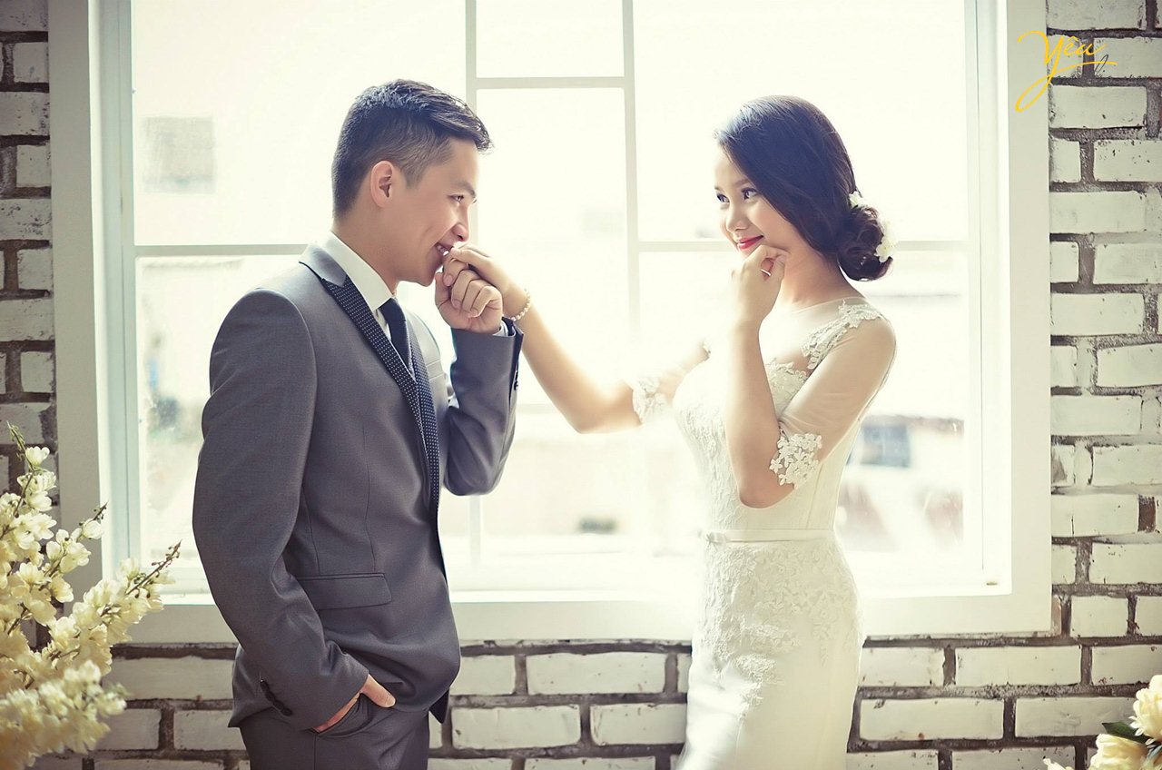 ảnh cưới đẹp chụp trong studio