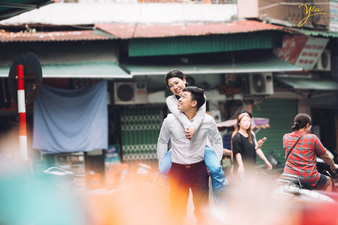 chụp ảnh cưới ở phố cổ hà nội