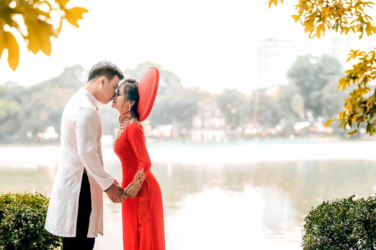 chụp ảnh cưới ở Bờ Hồ
