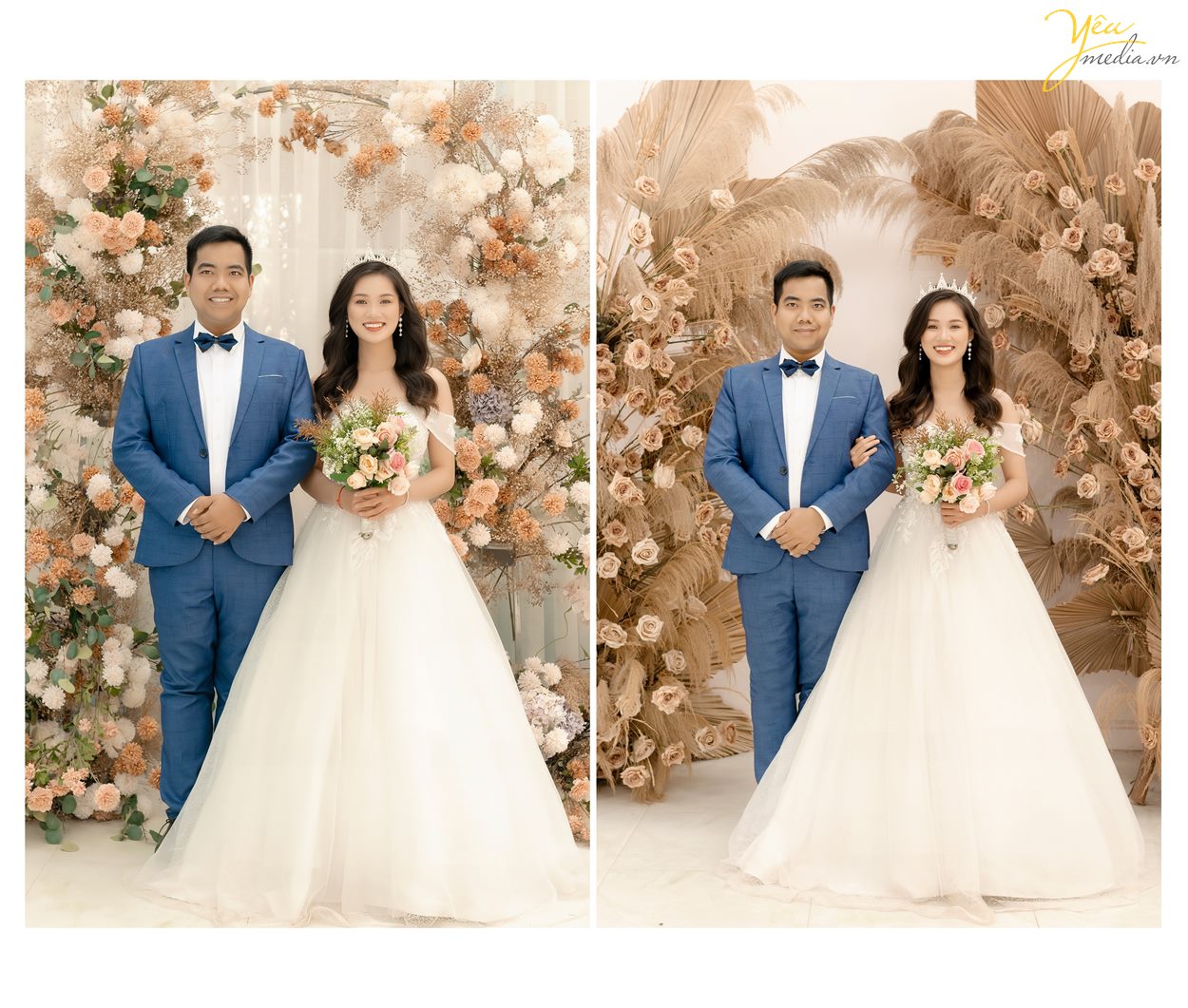 Album hình cưới đẹp chụp ở Thảo nguyên hoa và cầu Long Biên màu đẹp wedding trong vắt hàn quốc