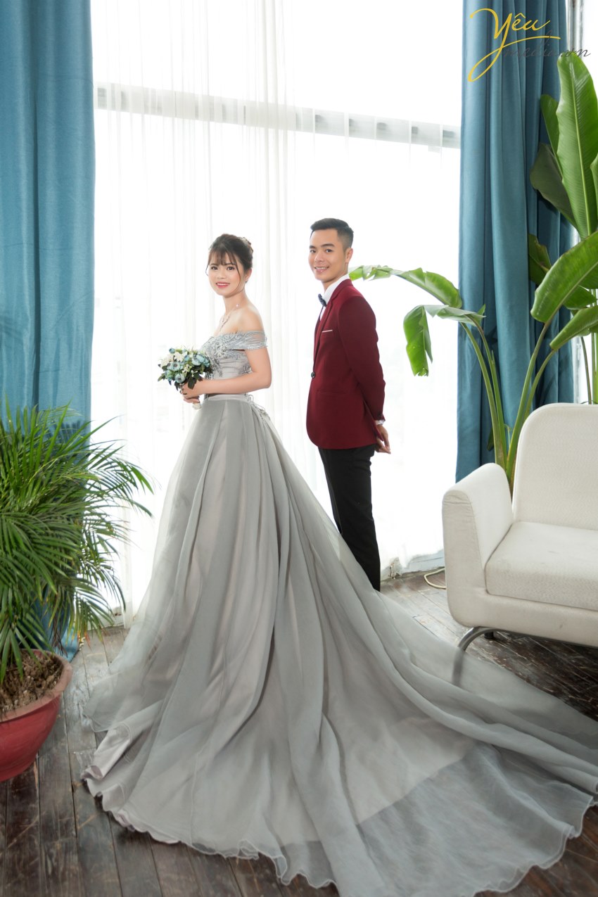chụp ảnh cưới phong cách truyền thống in ảnh phóng không làm album giá rẻ nhất