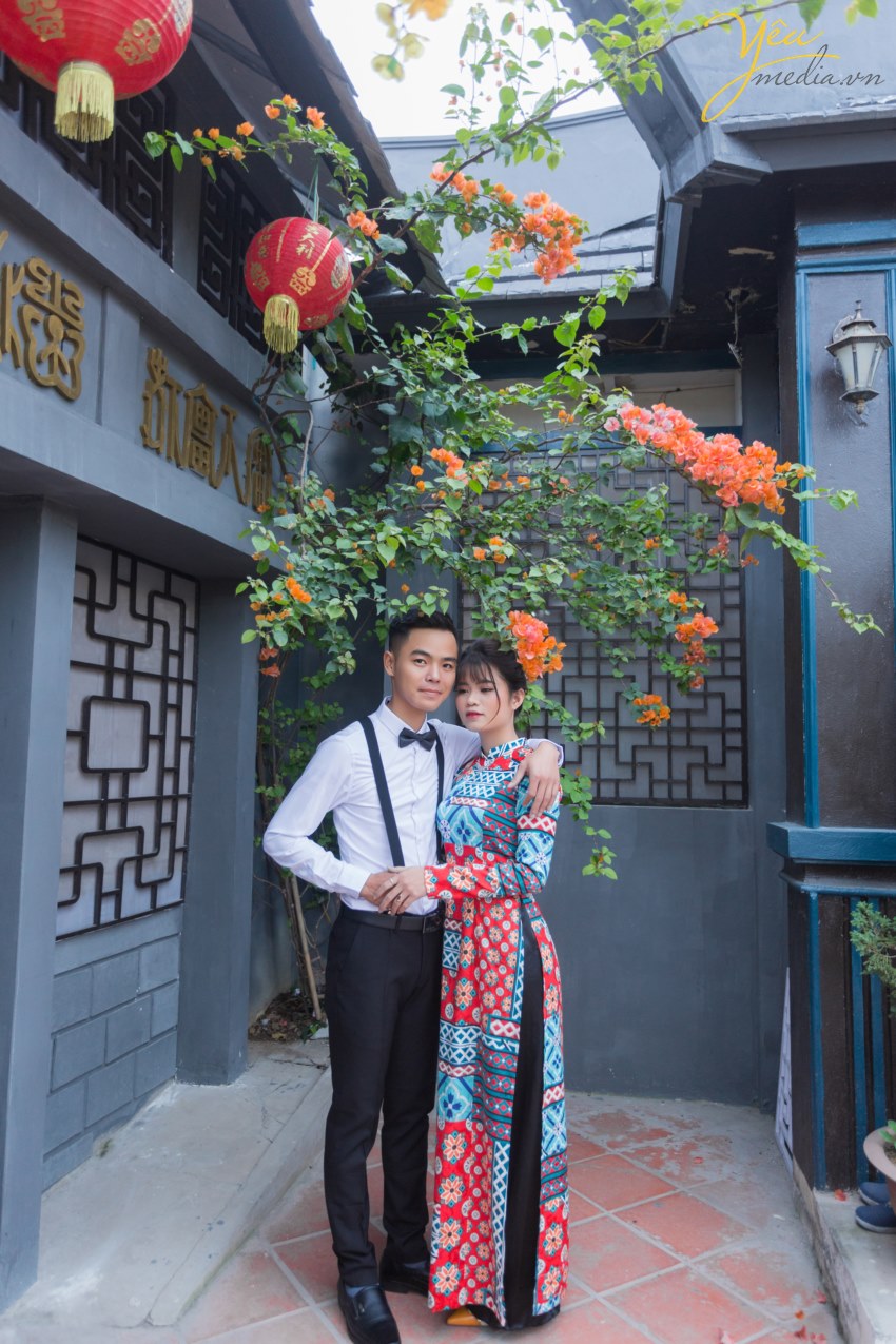 chụp ảnh cưới phong cách truyền thống in ảnh phóng không làm album giá rẻ nhất
