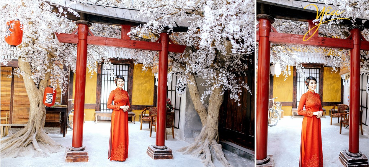 ảnh cưới chụp trong studio trong nhà phim trường rosa hà nội