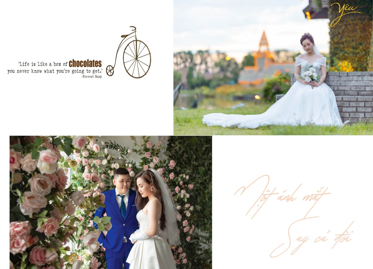 Bộ ảnh cưới chụp hoàng hôn & tối đẹp lung linh tại Smiley Ville Hà Nội