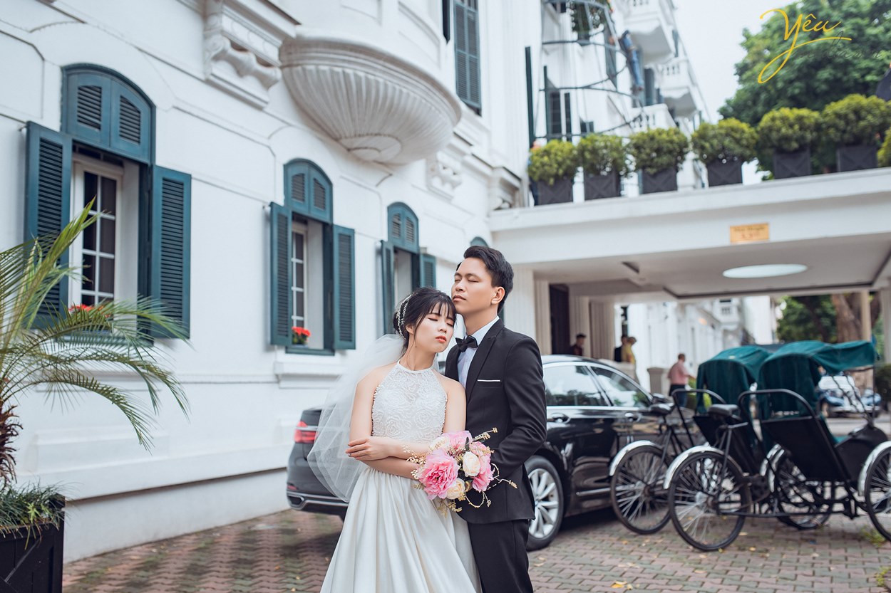 chụp ảnh cưới ở khách sạn metropole hà nội đẹp nhất