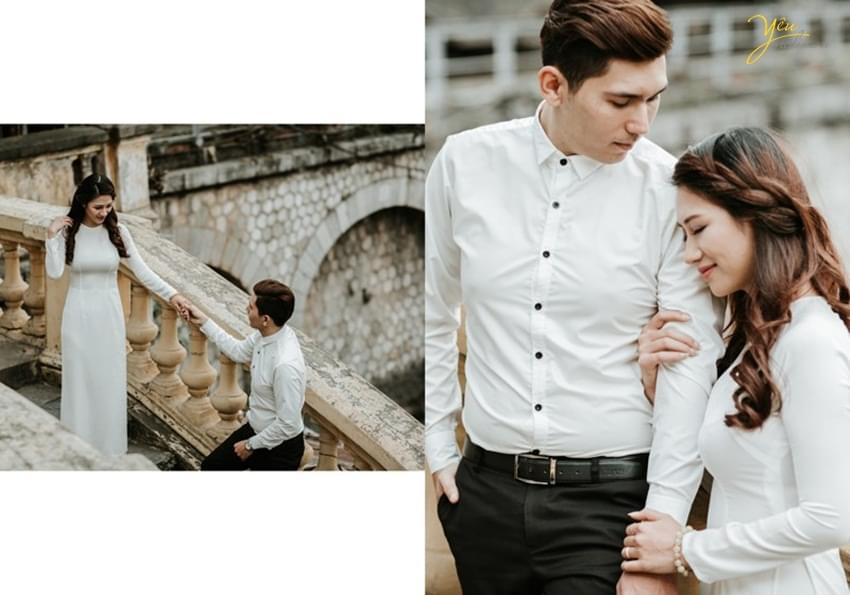 chụp ảnh cưới cầu Long Biên