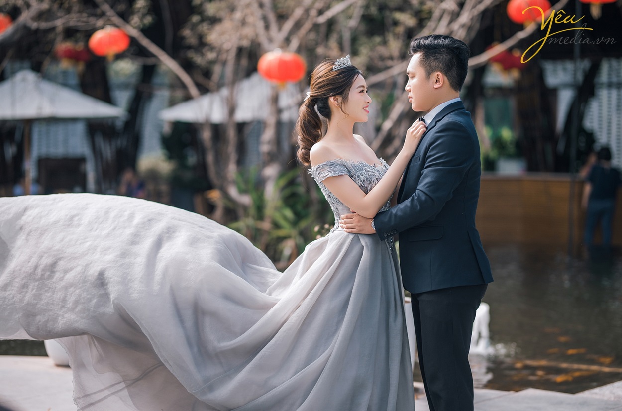 ảnh chụp lãng mạn nhất trong nhà hàng của flamingo đại lải