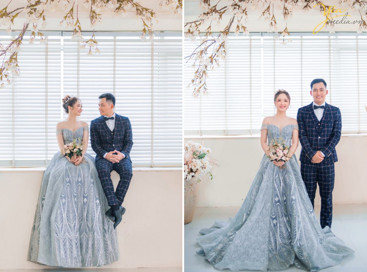 Những phim trường chụp ảnh cưới đẹp ở Hà Nội thích hợp với những bạn không có nhiều thời gian, không thích di chuyển nhiều, bụi & nắng… Bạn sẽ được chụp những bức hình mang đậm phong cách Hàn Quốc.  Trong đó phim trường Santorini được nhiều bạn trẻ ưa chuộng chụp hình trong mùa thu mát mẻ. Đặc biệt như cặp đôi Được - Hương tại Hà Nội, đã lựa chọn gói Santorini 2 để có thêm các khung cảnh chụp nội thành đầy sự lãng mạn và tự nhiên cùng ekip của Yêu Media.