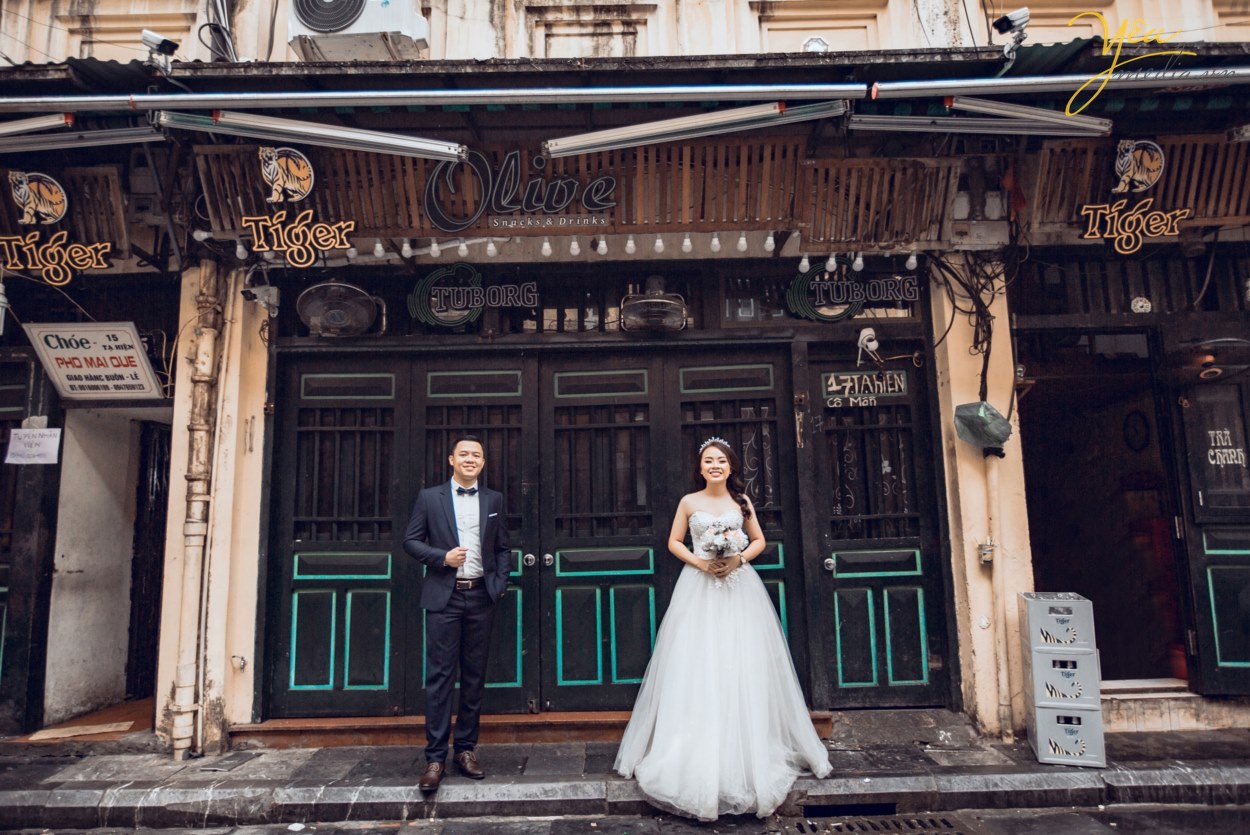 chụp hình cưới ở phố cổ hà nội