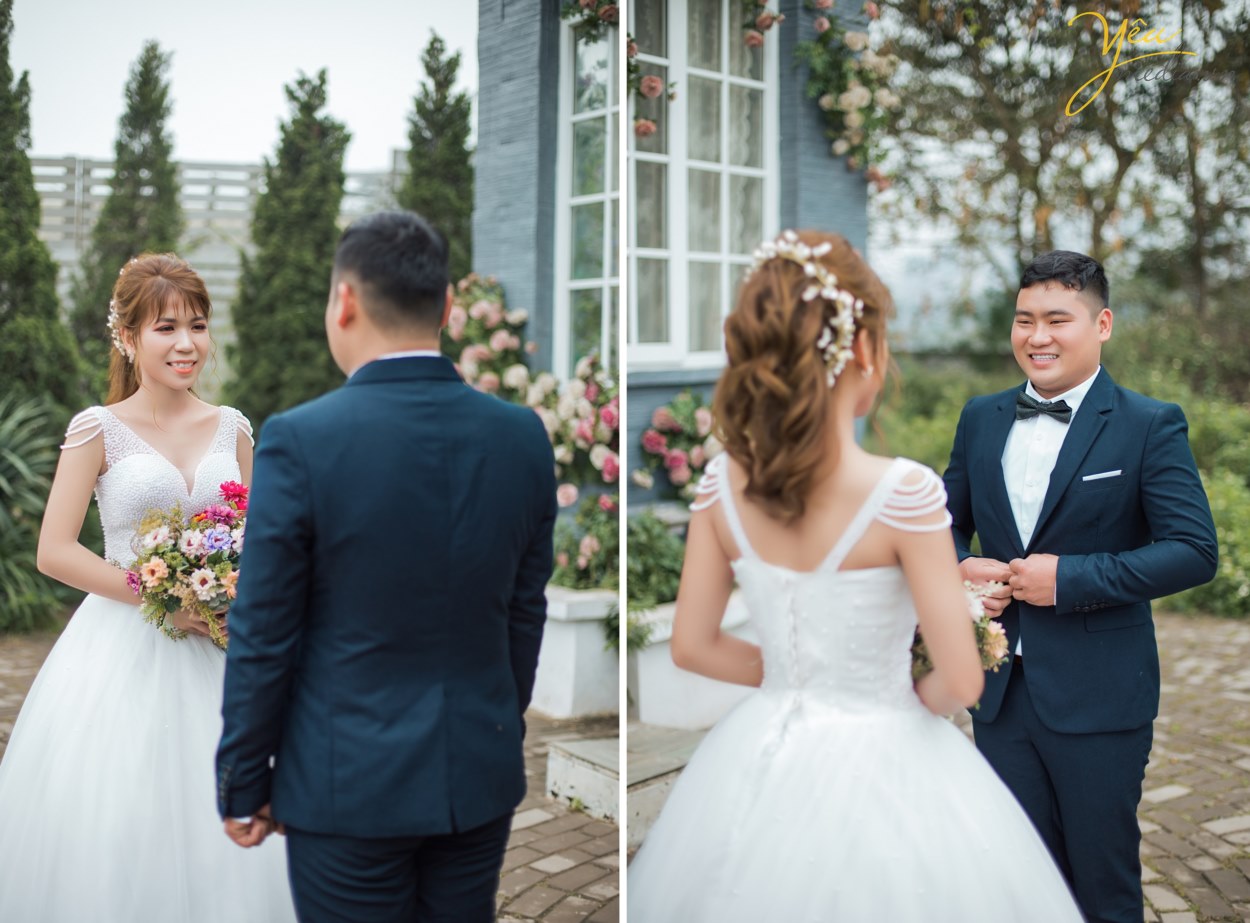 Yêu Media xin giới thiệu với các bạn 1 trong các bộ album ảnh cưới tự nhiên và nhẹ nhàng như vậy của cặp chú rể Khang - cô dâu Hà - được thực hiện tại 1 trong những địa điểm chụp ảnh cưới "hot" nhất tại Hà Nội - phim trường Santorini Park (Yên Sở).