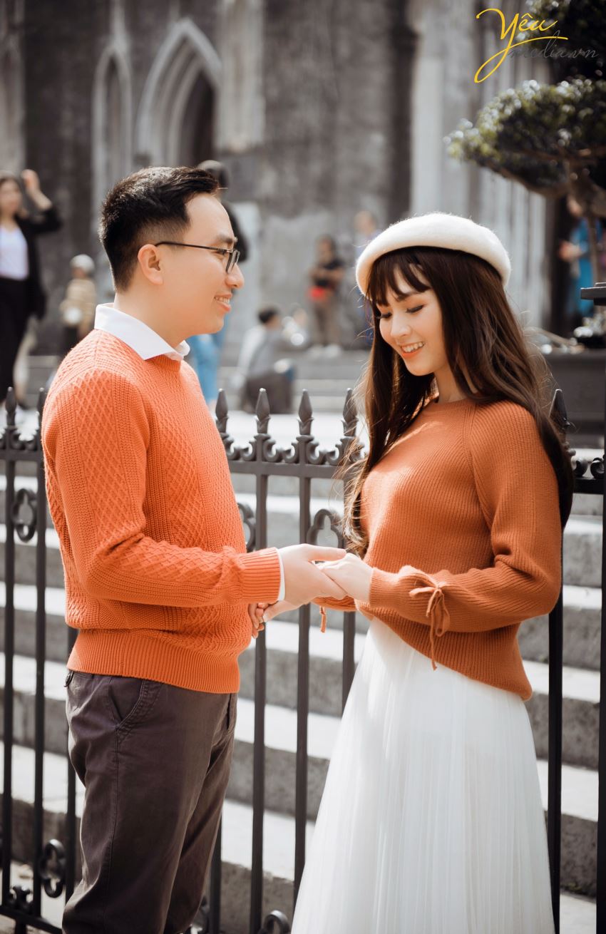 Album ảnh cưới chụp tại quán cà phê Ban Công - Hanoi Hanoi - phim trường: cặp Minh - Tuyết