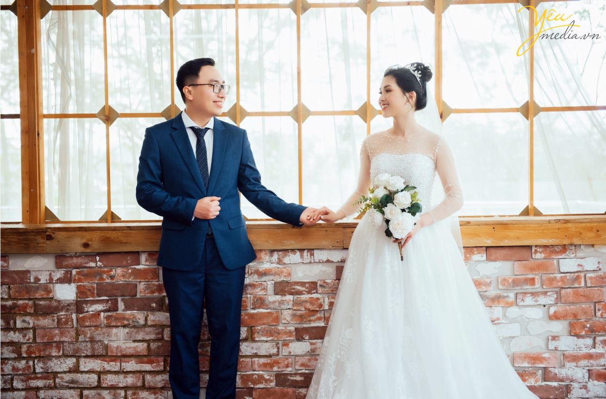 Album ảnh cưới chụp tại quán cà phê Ban Công - Hanoi Hanoi - phim trường: cặp Minh - Tuyết