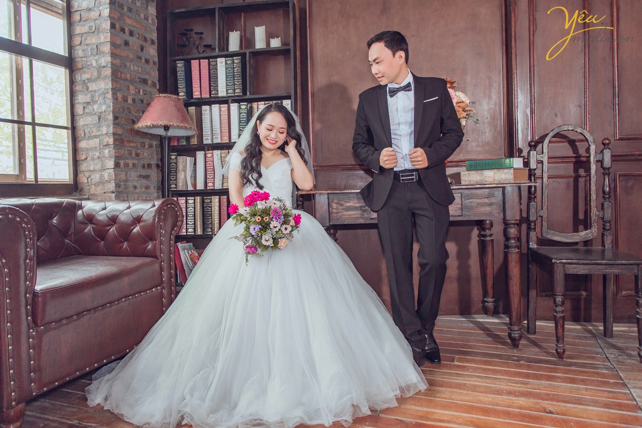 ảnh cưới trong phim trường indoor có gì đẹp