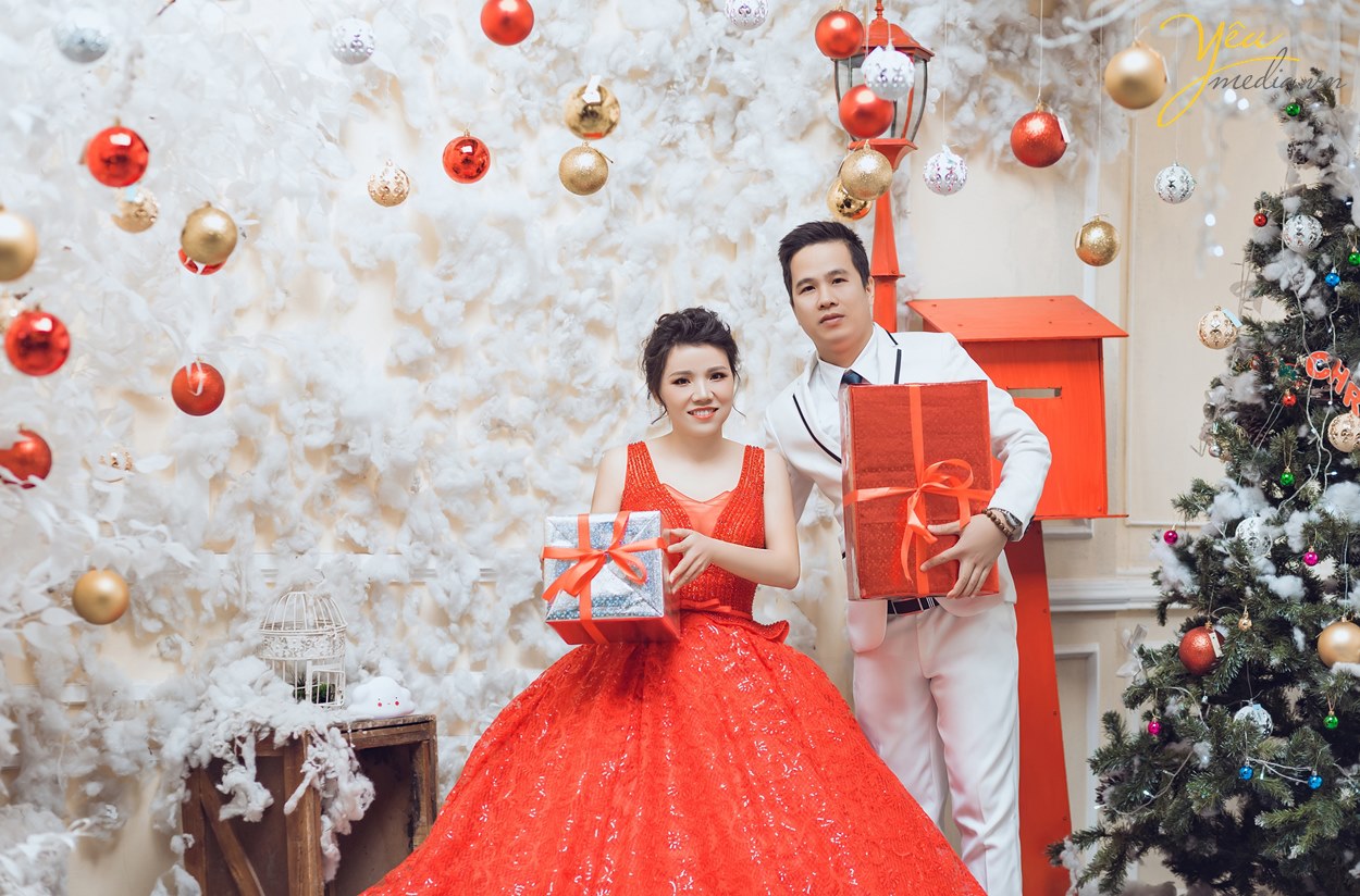 ảnh cưới phong cách xmas ở hà nội