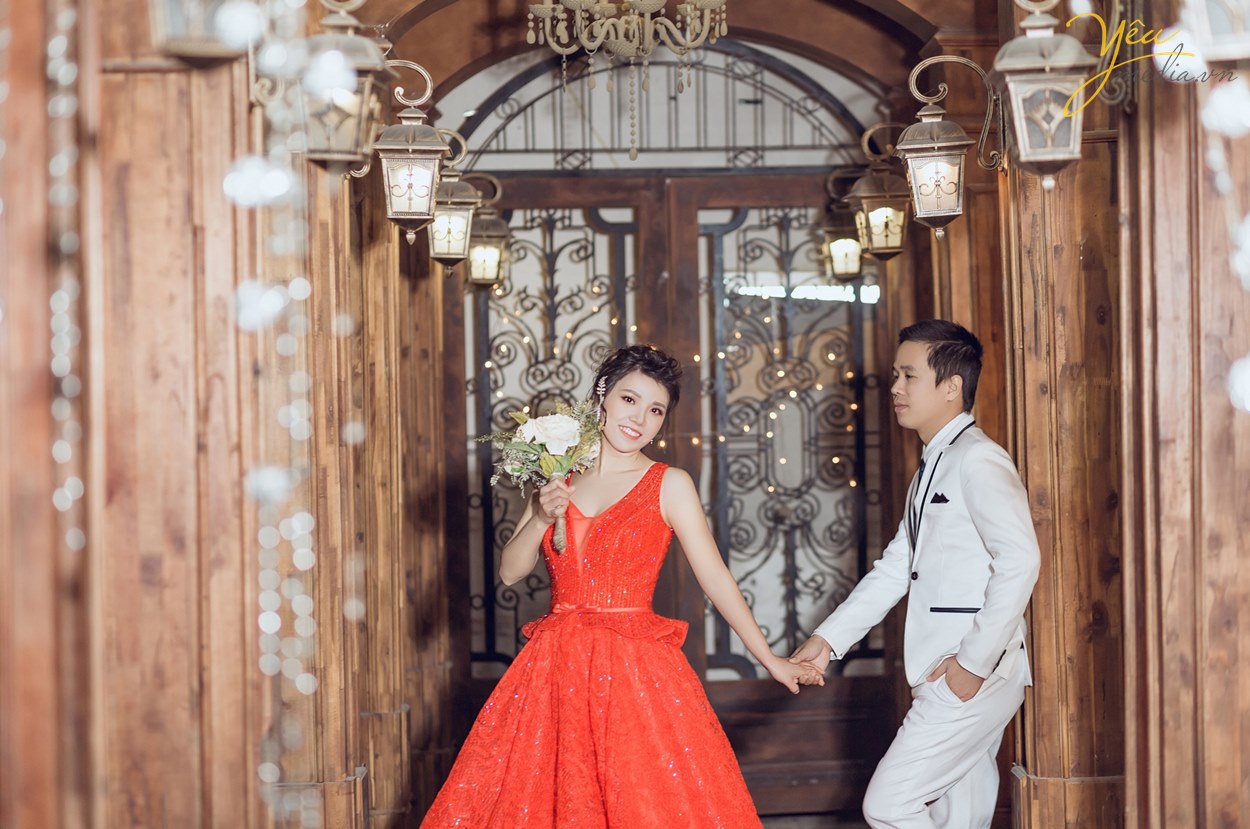 chụp ảnh cưới ở không gian sang trọng tây âu