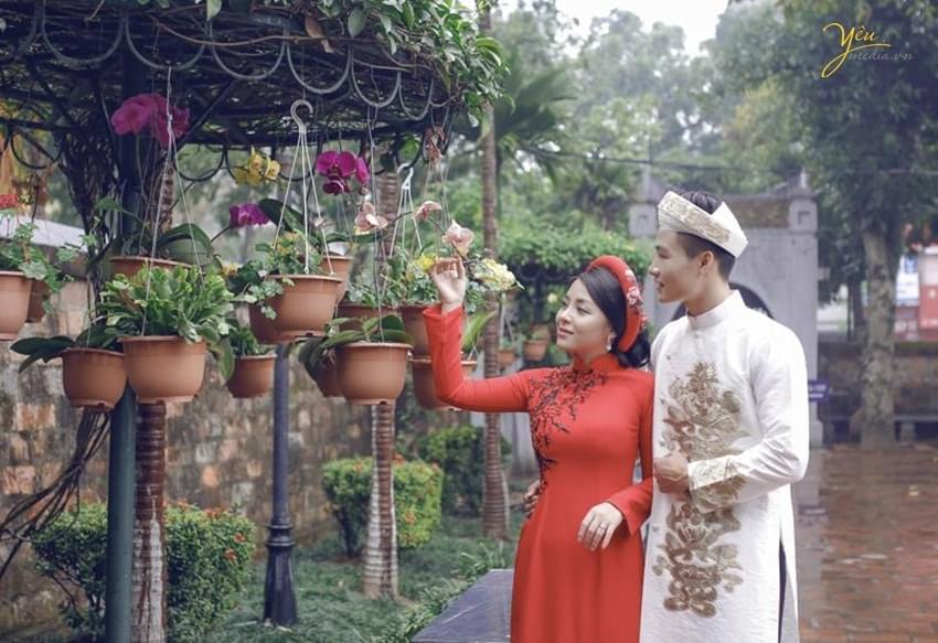 Chụp ảnh cưới ở Văn Miếu Quốc Tử Giám