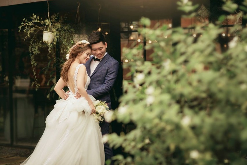 ảnh cưới chụp ở phim trường en dee garden