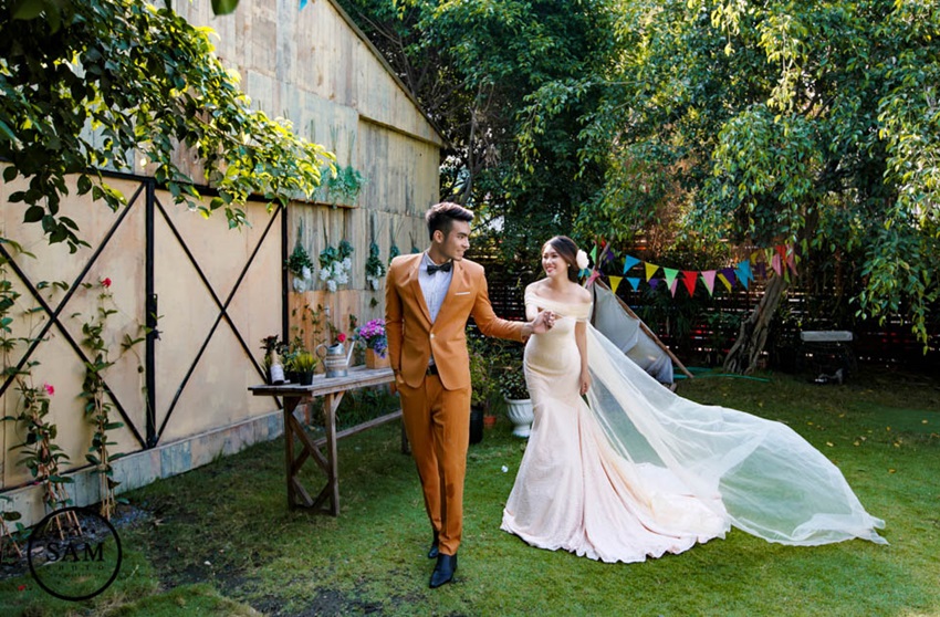 ảnh cưới chụp ở phim trường en dee garden