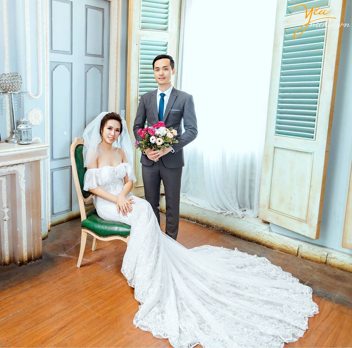 chụp ảnh cưới tại Smiley Ville