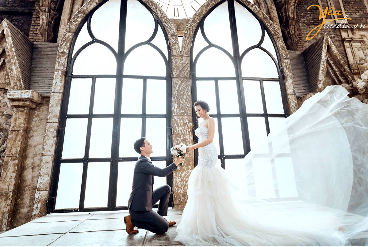 chụp ảnh cưới tại Smiley Ville