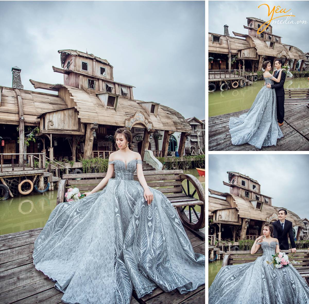 chụp ảnh cưới tại Smiley Ville