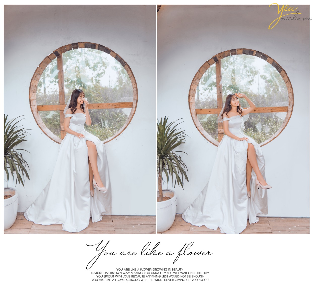 Đặc biệt, phim trường Santorini Park được xây dựng và thiết kế với phối cảnh cả trong nhà lẫn ngoài trời. Mỗi khi hoàng hôn buông xuống khiến album ảnh cưới của các đôi trông vô cùng lãng mạn và huyền ảo. Tất cả điều đó đều nằm gọn trong khuôn viên của phim trường, giúp việc di chuyển để chụp ảnh cưới hết sức thuận tiện và đơn giản.