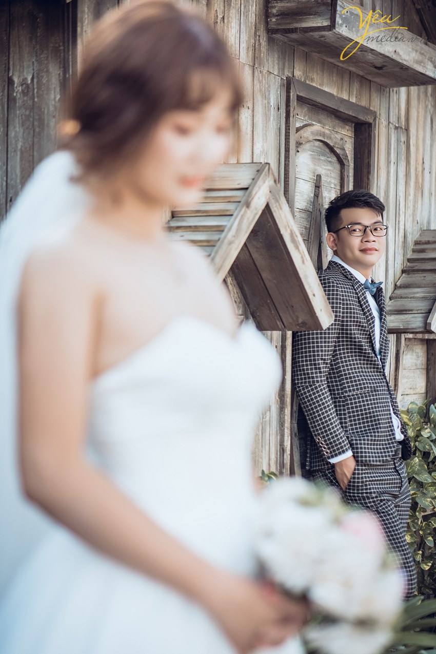 ảnh cưới tự nhiên màu sắc như hàn quốc
