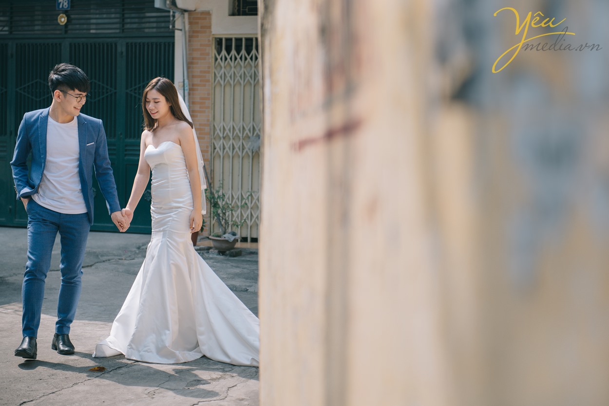 chụp ảnh cưới ở quanh hà nội trên phố phường đẹp nhất