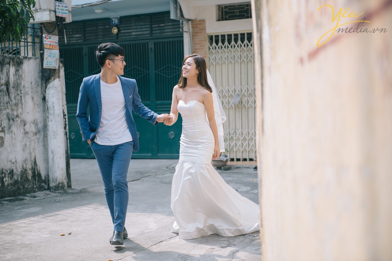 ảnh cưới phong cách hongkong nhẹ nhàng