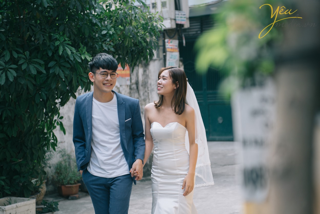 ảnh cưới style nhẹ nhàng hàn quốc