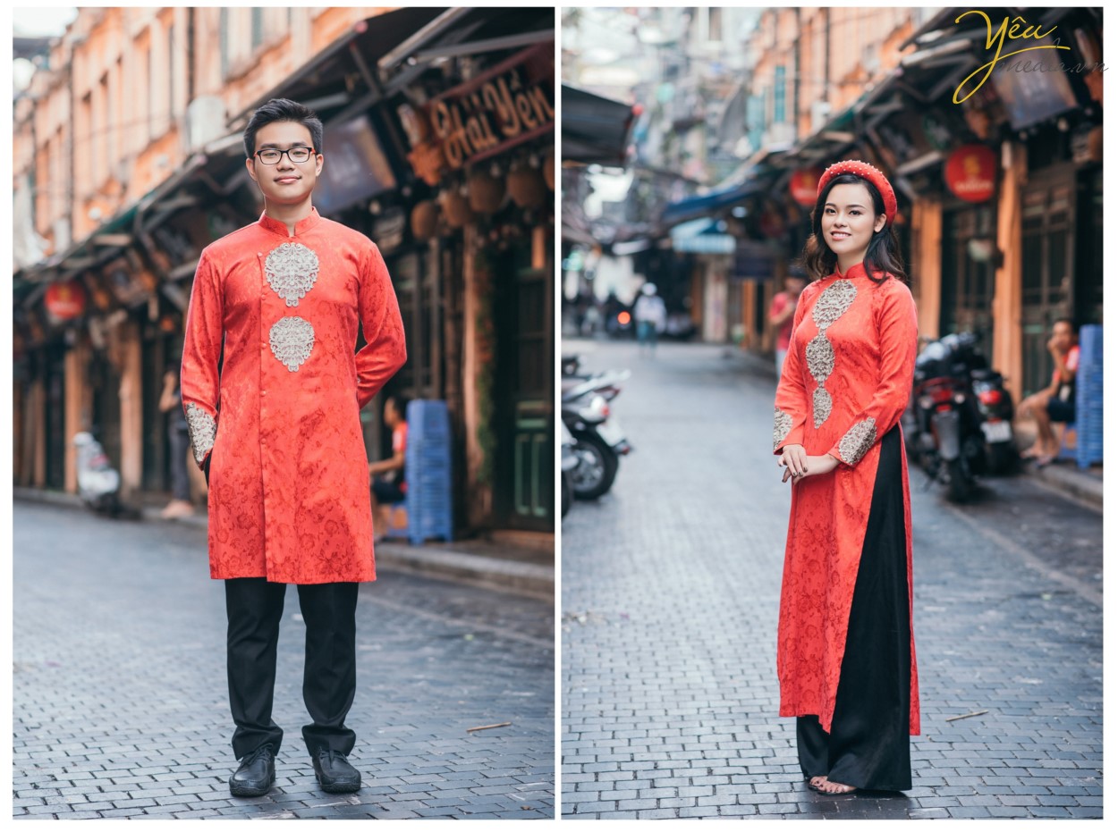 Hà Nội hiện nay trở thành một trong những thành phố thu hút rất nhiều các đôi bạn trẻ tìm đến để ghi lại những khoảnh khắc lãng mạn và hạnh phúc nhất trong cuộc đời. Mỗi khi mùa cưới đến, đặc biệt là khi tiết trời vào thu, bước chân ra đường vào những ngày cuối tuần , bạn không khỏi ngỡ ngàng và xao xuyến khi bắt gặp những đôi uyên ương sánh bước bên nhau chụp những tấm hình cưới đẹp nhất trong cuộc đời. Hà Nội có rất nhiều địa điểm chụp ảnh cưới đẹp,mỗi điểm đến có những vẻ đẹp đặc trưng khác nhau. Đối với những cặp đôi không có nhiều thời gian dành cho bộ ảnh cưới, bạn không muốn đi xa nhưng vẫn muốn có bộ ảnh cưới đẹp lung linh, phong phú về cảnh sắc và đặc biệt lưu giữ lại câu chuyện tình yêu của hai người thì hãy để Yêu Media gợi ý bạn những địa điểm chụp ảnh cưới đẹp nhất tại Hà Nội thông qua cuốn album của cặp đôi Thắng - Trang nhé!