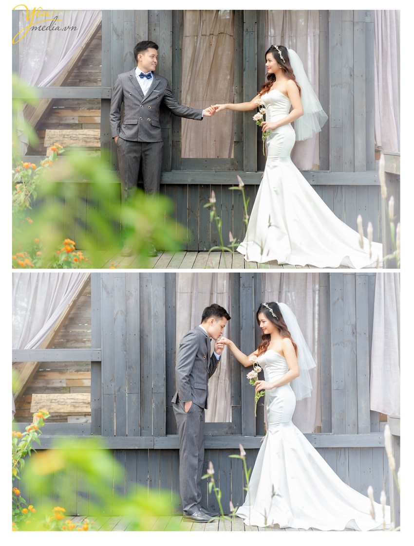 Chụp ảnh cưới mùa thu Hà Nội 2020-2021: bộ ảnh đẹp của cặp đôi Đức - Huyền