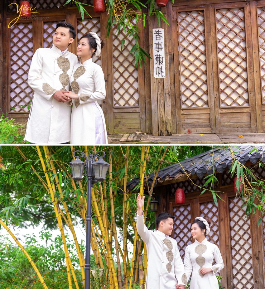 Chụp ảnh cưới mùa thu Hà Nội 2020-2021: bộ ảnh đẹp của cặp đôi Đức - Huyền