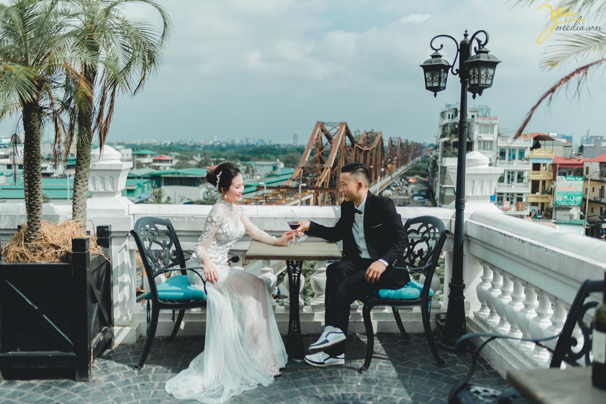 Chụp ảnh cưới ở Serein Cafe & Lounge, quận Hoàn Kiếm Hà Nội: cặp Điền - Tâm