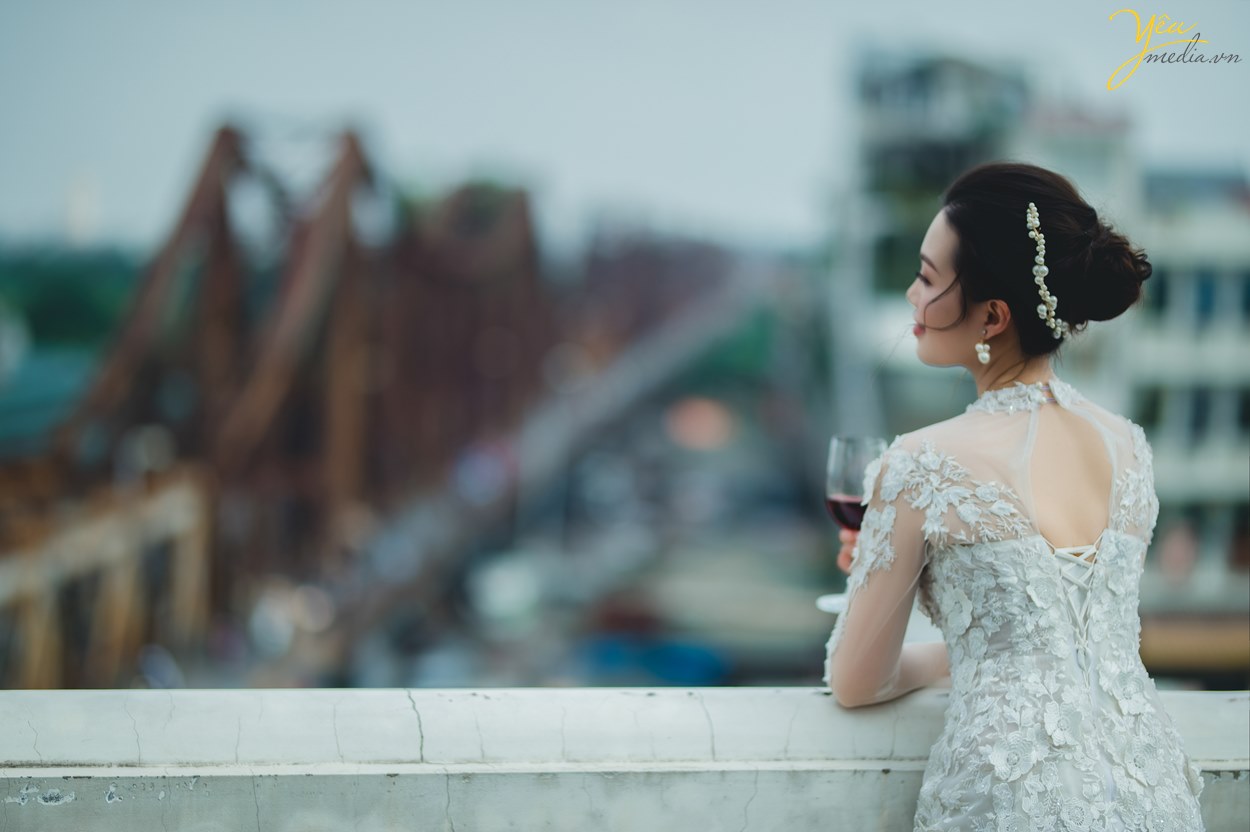 Chụp ảnh cưới ở Serein Cafe & Lounge, quận Hoàn Kiếm Hà Nội: cặp Điền - Tâm