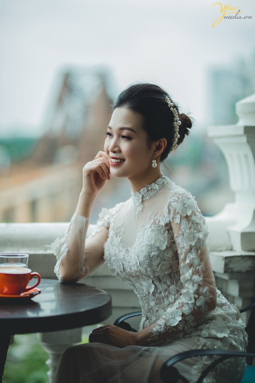 Chụp ảnh cưới ở Serein Cafe & Lounge, quận Hoàn Kiếm Hà Nội: cặp Điền - Tâm