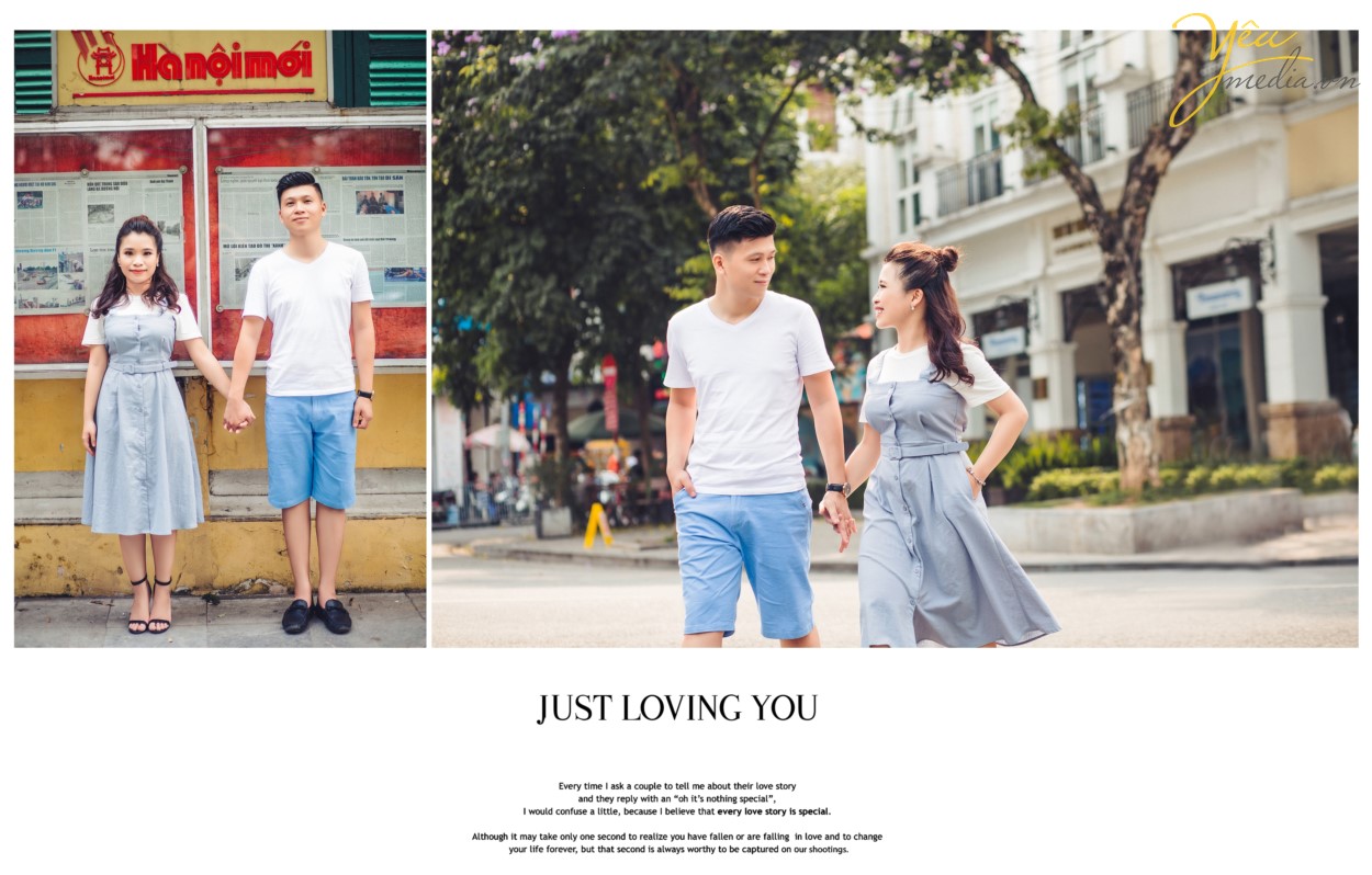 Đến với Smiley Ville du khách sẽ đi du lịch vòng quanh thế giới, chiêm ngưỡng các danh lam thắng cảnh nổi tiếng được tái hiện lại như Quảng trường ánh sáng, Cầu tình yêu Des Art của Pháp, Nhà nghiêng Crooked House Poland, Hòn đảo thiên đường Santorini, những ngôi nhà sắc màu của Venice, Bến thuyền Caribean Nhật Bản, Ngôi nhà nhỏ trên thảo nguyên với những chàng cao bồi Mỹ, không gian Coffee vintage thơ mộng và vô vàn những concept phục dựng mô phỏng những con phố cổ Hà Nội, những ngôi nhà gỗ của Nhật Bản đáng yêu. Với 80% quần thể sinh thái là các loại hoa quý hiếm, độc, lạ được quy hoạch và tạo hình nghệ thuật đã làm nên một không gian tuyệt vời đem đến cho du khách không khí trong lành và những giây phút thư giãn, thoải mái. Luôn tiên phong trong việc sáng tạo, đưa ra ý tưởng mới, cập nhật các bối cảnh mới, chuyển động và thay đổi liên tục, Smiley Ville được biết đến là thiên đường chụp ảnh cưới, địa điểm sống ảo của giới trẻ, là sân chơi và cầu nối cho những người yêu nghệ thuật, điện ảnh. Yêu Media hân hạnh phục vụ khách hàng Đức - Huy trong việc chụp ảnh cưới tại phim trường bậc nhất Hà Nội này với gói combo album của mình.