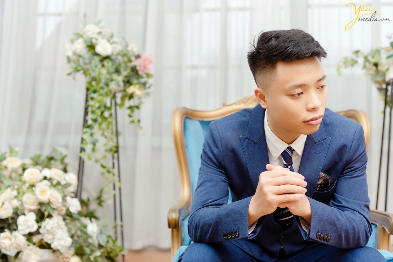 Phong cách ảnh cưới nhẹ nhàng sang trọng trong studio Rosa Hà Nội đẹp nhất Yêu Media