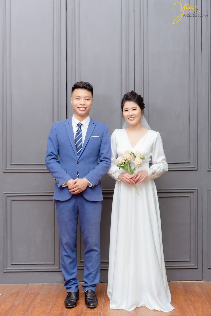 Phong cách ảnh cưới nhẹ nhàng sang trọng trong studio Rosa Hà Nội đẹp nhất Yêu Media