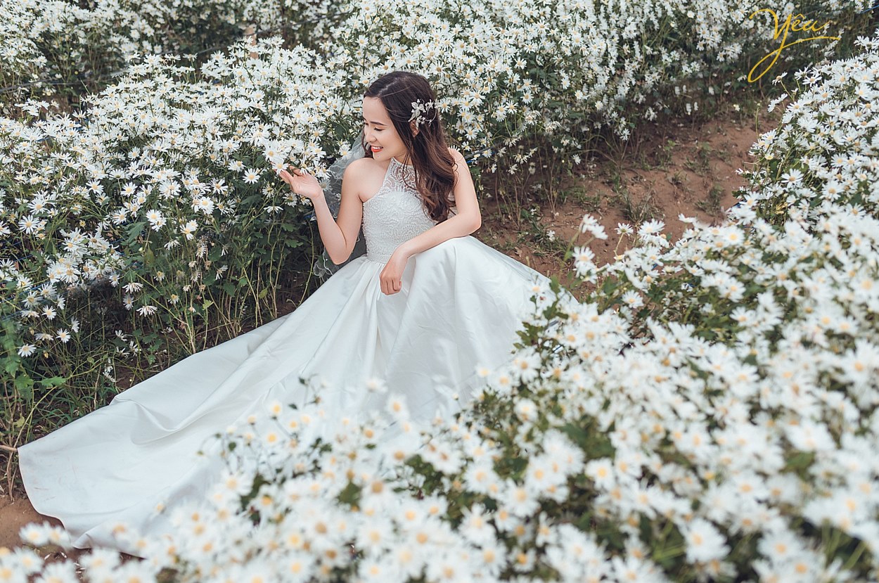 giá chụp ảnh cô dâu với cúc họa mi là bao nhiêu