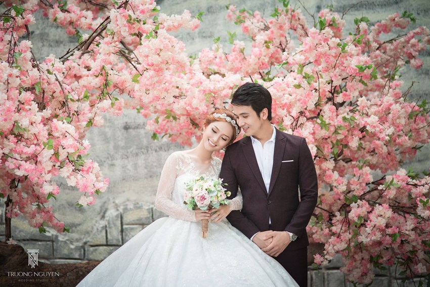 ảnh cưới chụp ở phim trường bình dương