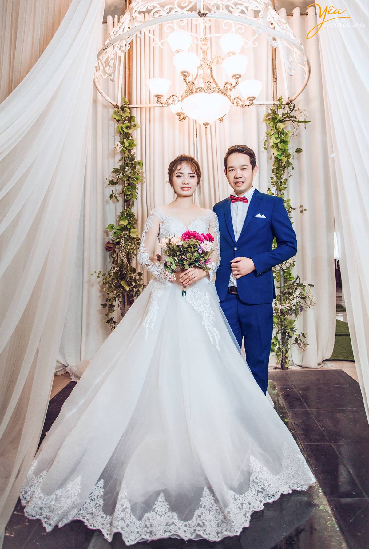 chụp ảnh cưới tại phim trường Rosa