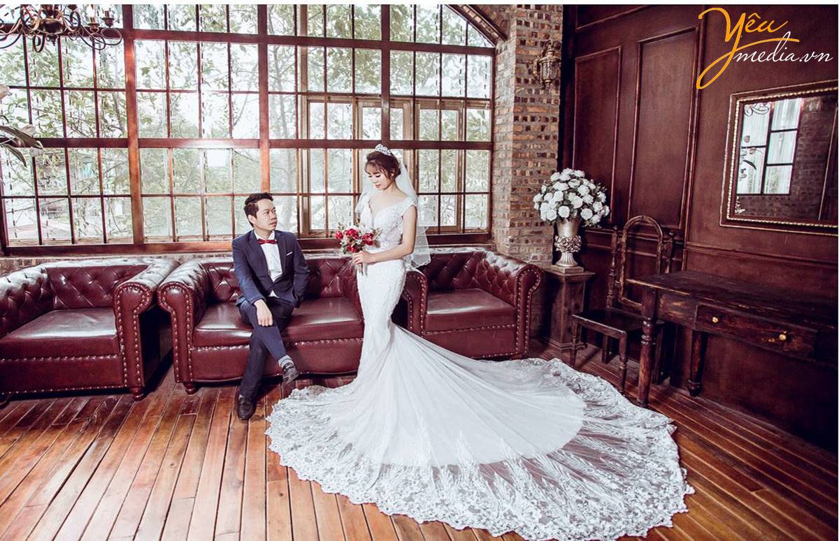 chụp ảnh cưới tại phim trường Rosa