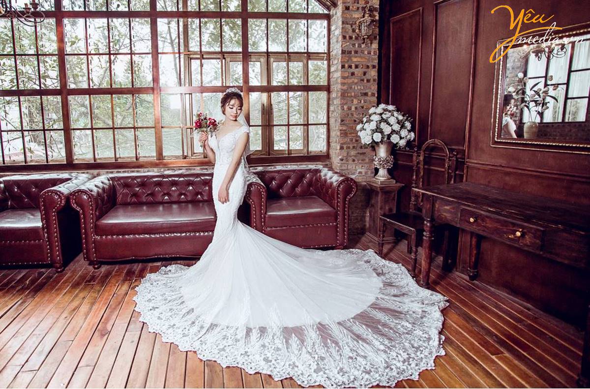 chụp ảnh cưới tại phim trường Rosa