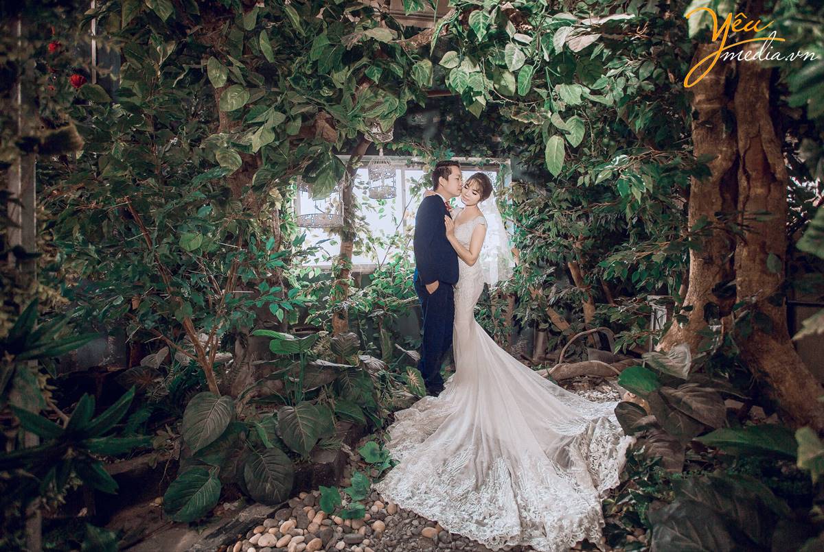 chụp ảnh cưới tại phim trường Rosa