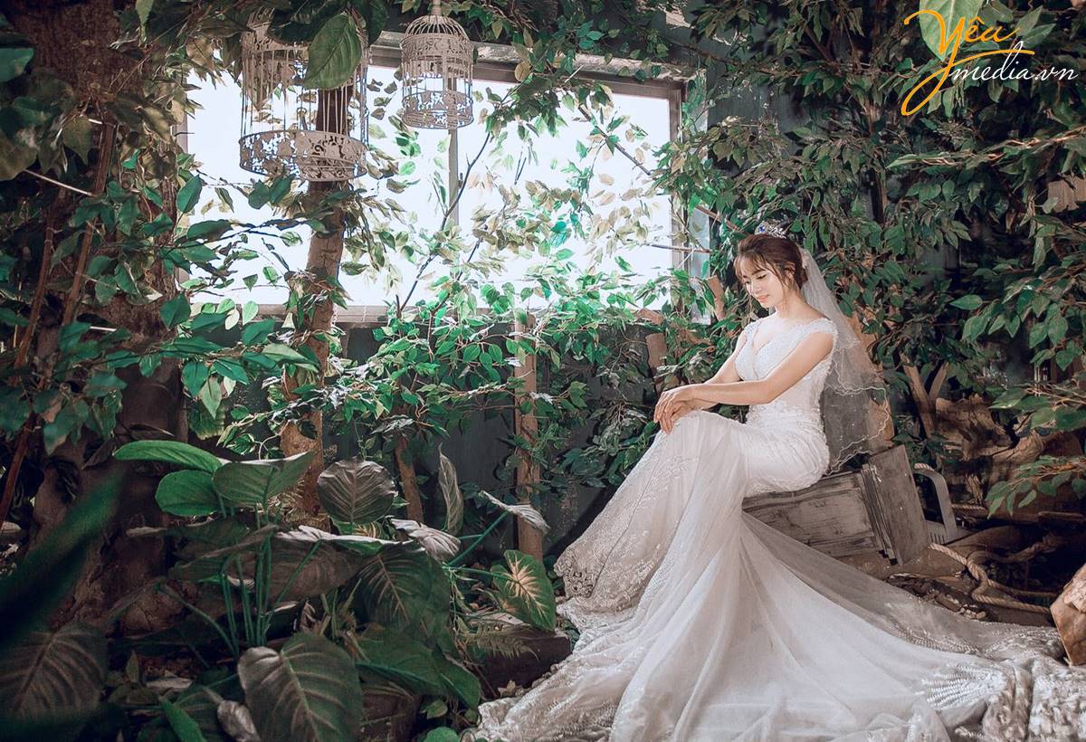 chụp ảnh cưới tại phim trường Rosa