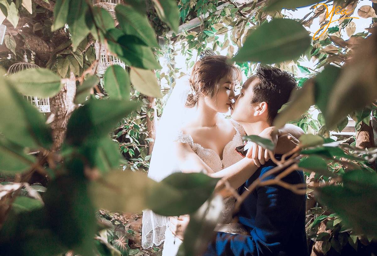 chụp ảnh cưới tại phim trường Rosa