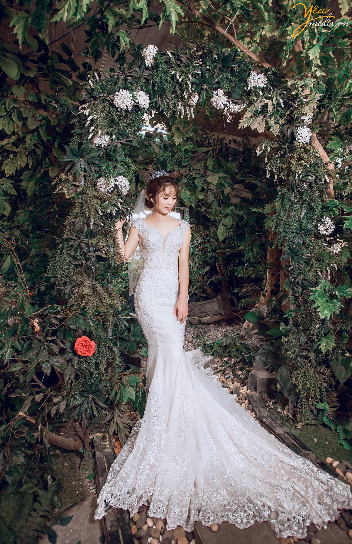 chụp ảnh cưới tại phim trường Rosa