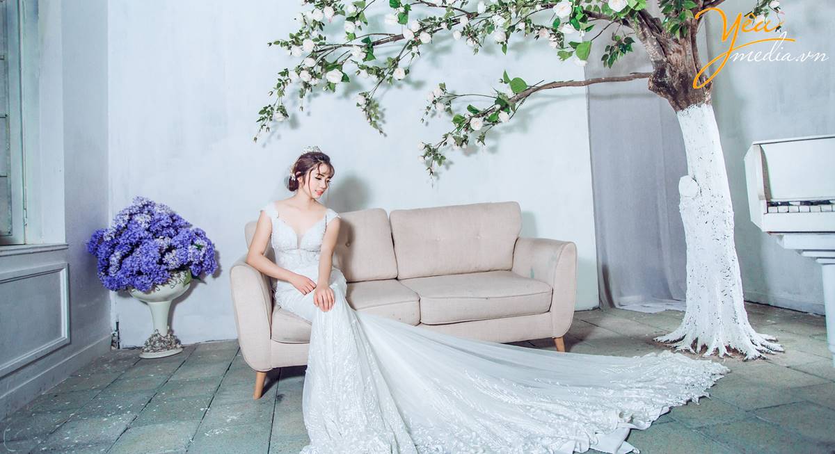 chụp ảnh cưới tại phim trường Rosa